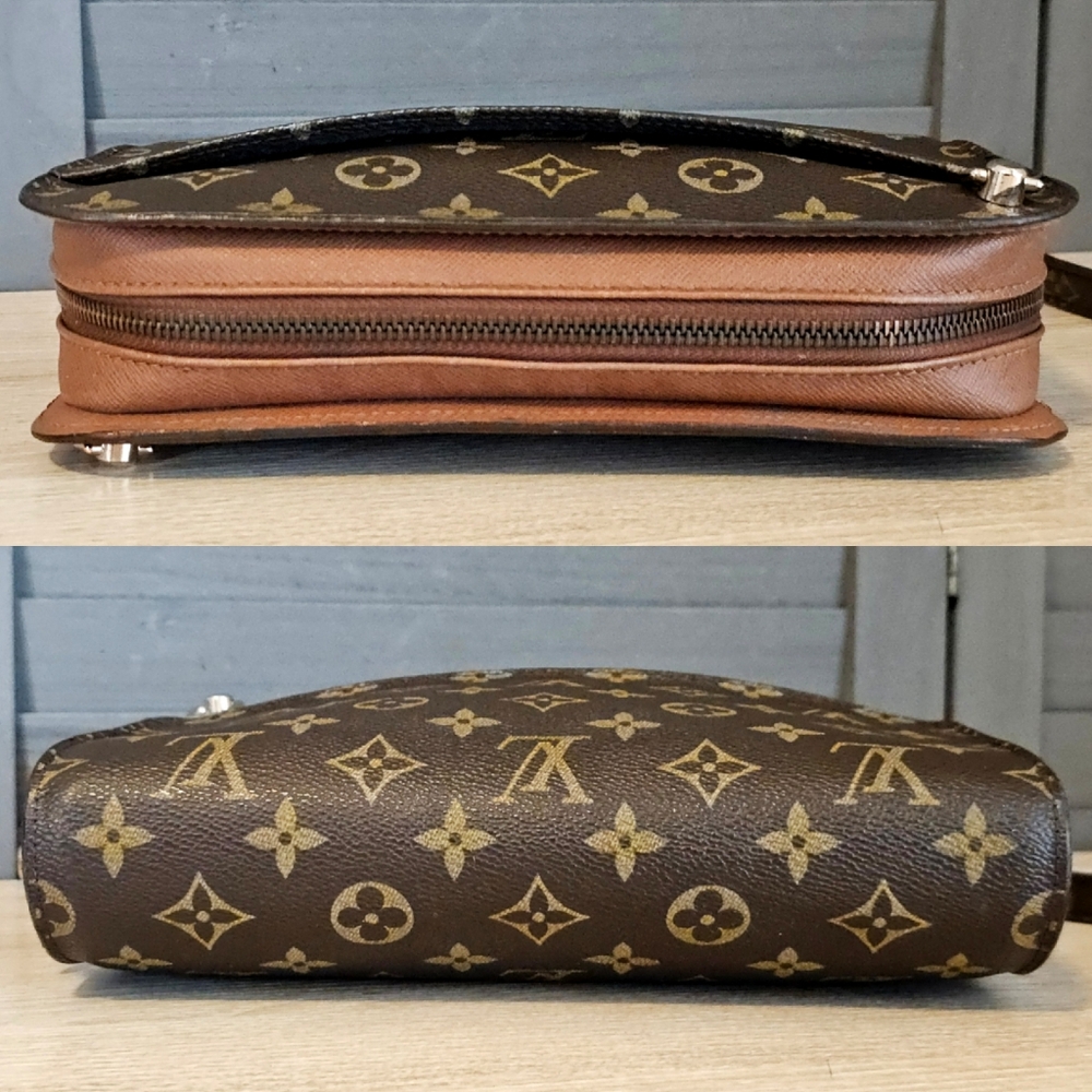 Authentic LOUIS VUITTON Monogram Orsay Clutch Crossbody Bag - Picture 9 of 16
